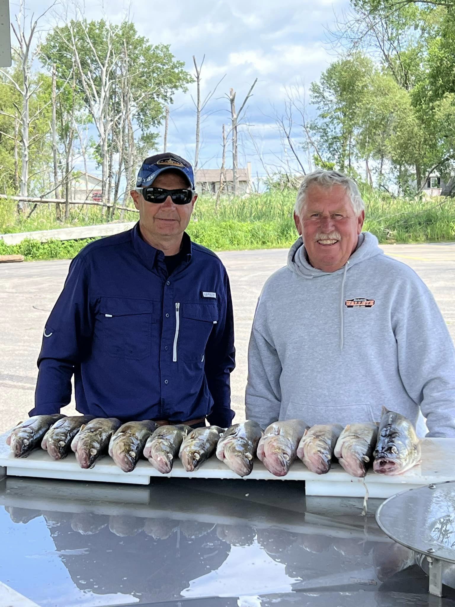 A walleye fishing memory aboard an Exclusively Walleye charter